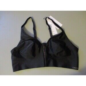 Calvin Klein Invisibles Wirefree Unlined Bralette QF5380 Sz S Black Everyday